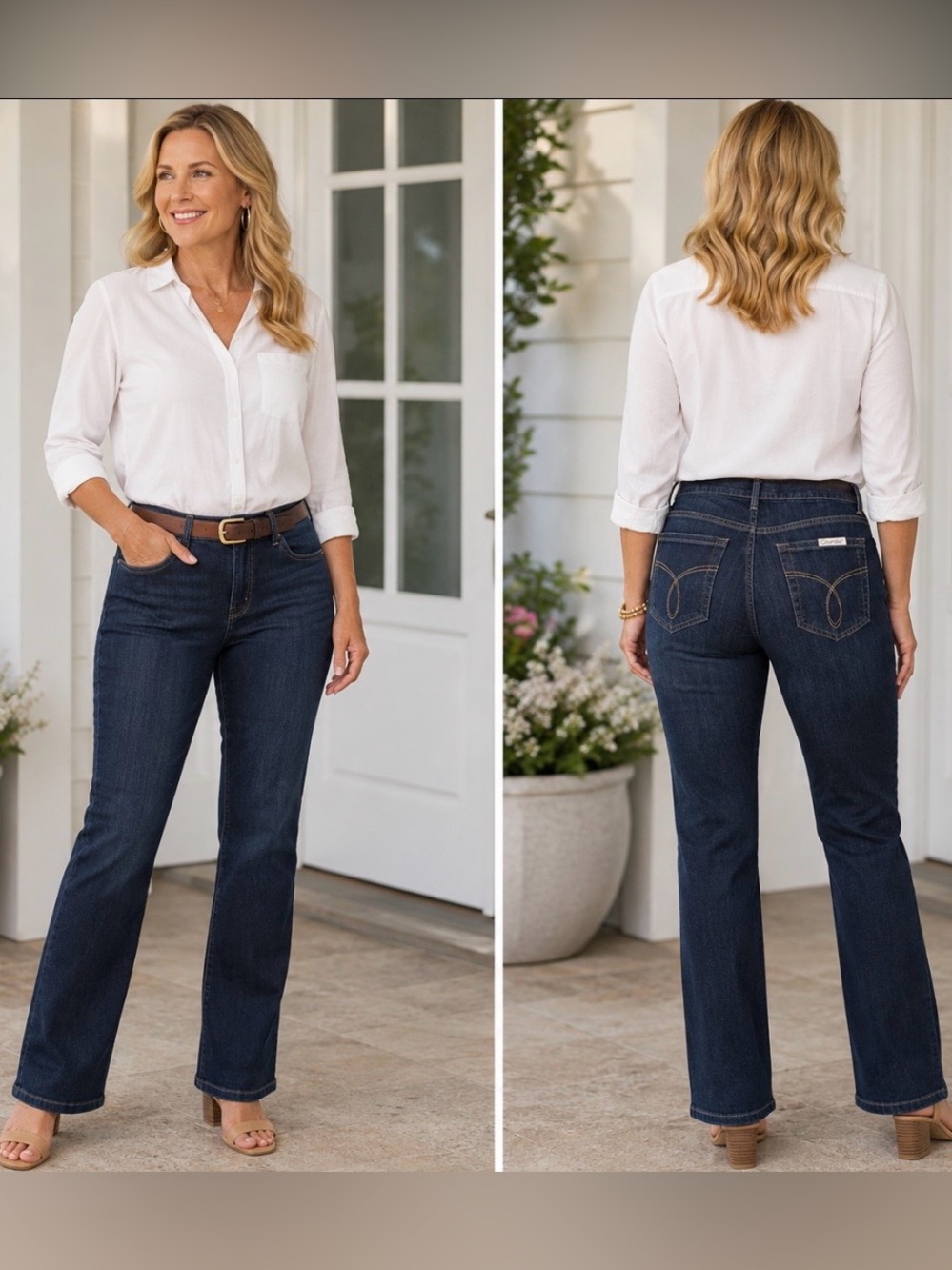 Calvin Klein dark blue denim jeans